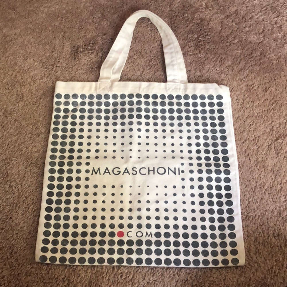 Magaschoni gradient dots canvas tote bag